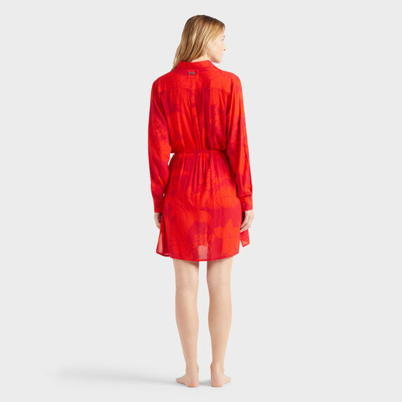 VILEBREQUIN Women Viscose Shirt Dress Flower Power