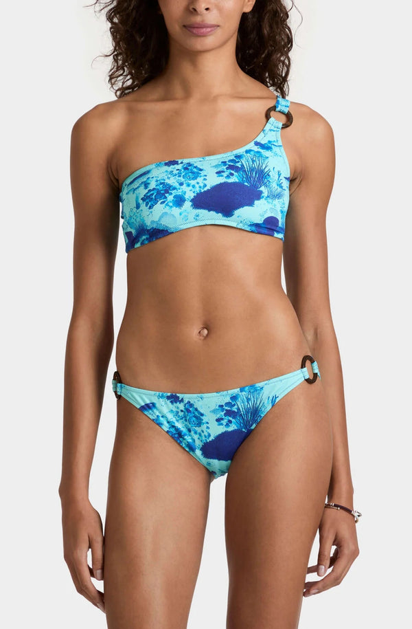 VILEBREQUIN Women Mini Brief Bikini Bottom Coral Reef