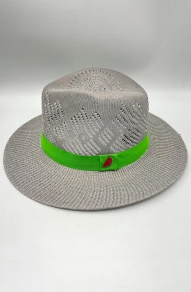 R by RALU Unisex Natural Straw Fedora Hat