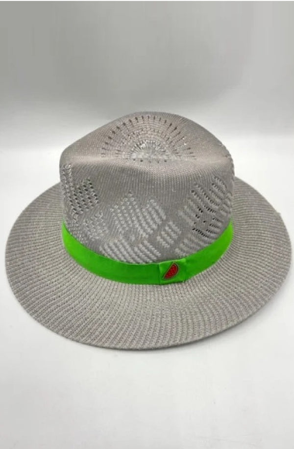 R by RALU Unisex Natural Straw Fedora Hat