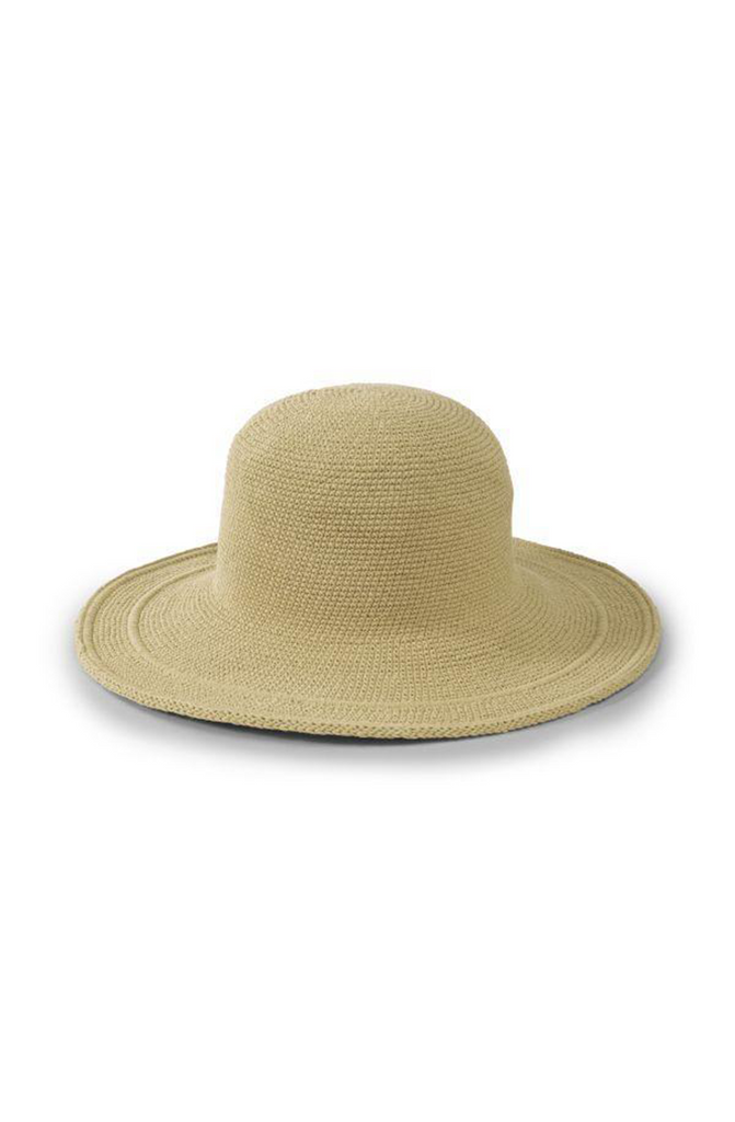 SAN DIEGO HAT Women's Cotton Crochet Large Brim Hat