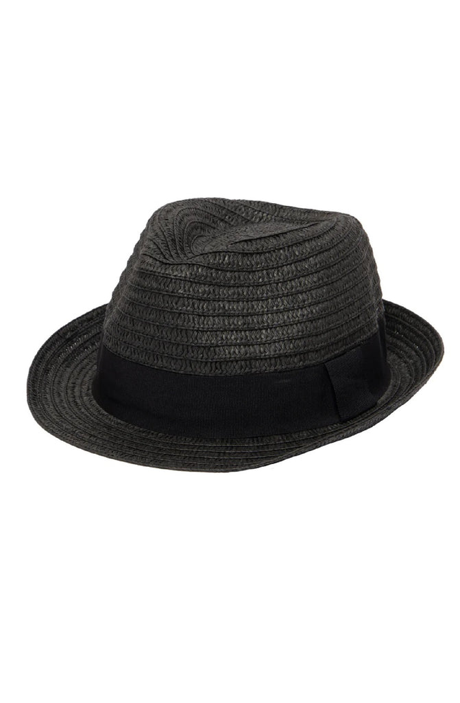 SAN DIEGO HAT Mens Ultra braided Fedora with a Grosgrain Band