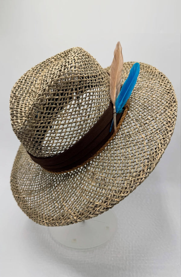 R by RALU Unisex Natural Straw Hat