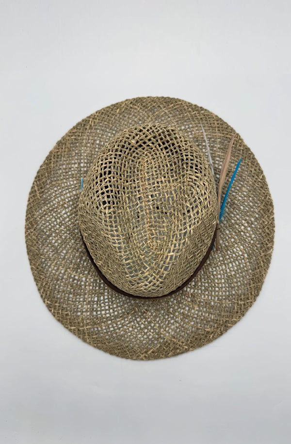 R by RALU Unisex Natural Straw Hat