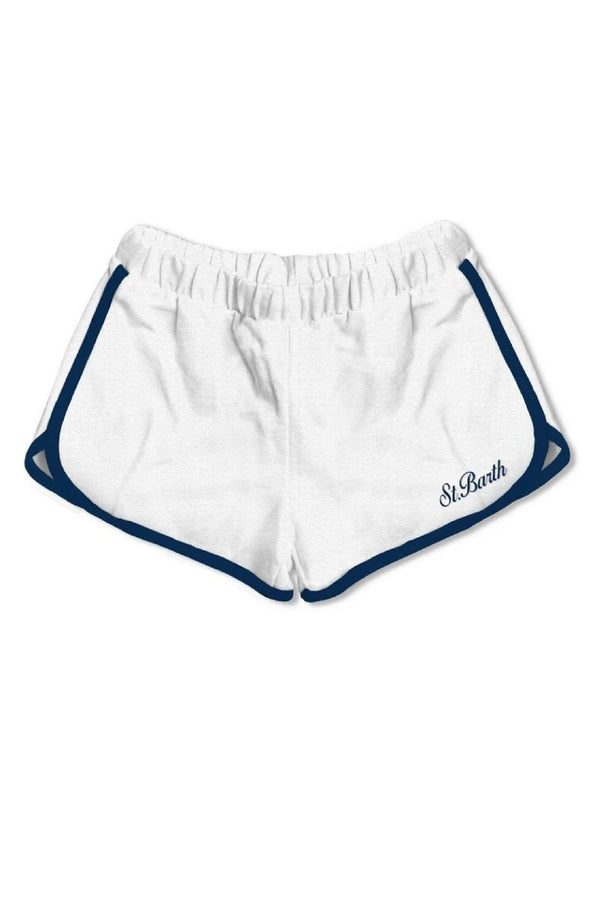 MC2 SAINT BARTH Women Terry Shorts Francine White