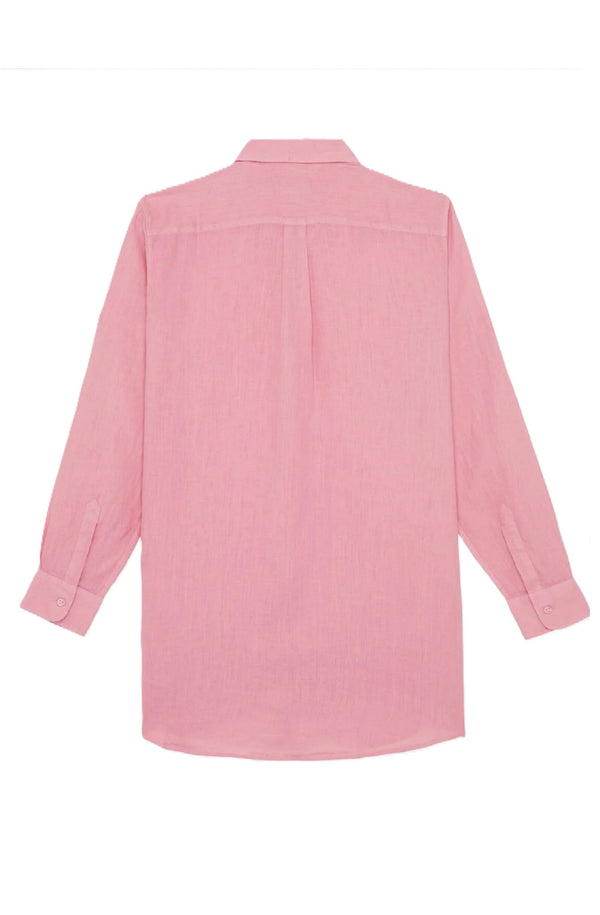 VILEBREQUIN Women Linen Dress Shirt Solid