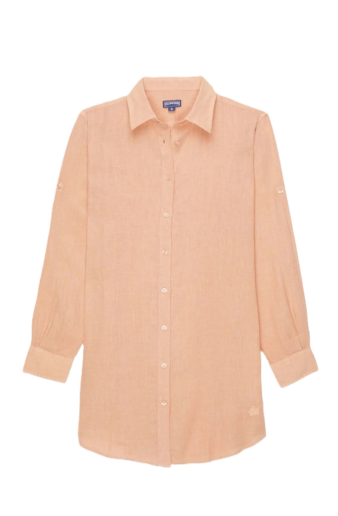 VILEBREQUIN Women Linen Shirt Dress Solid