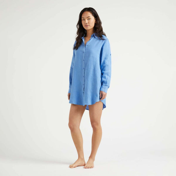 VILEBREQUIN Women Linen Shirt Dress Solid