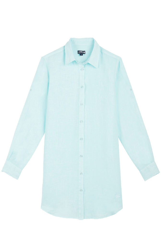 VILEBREQUIN Women Linen Shirt Dress Solid