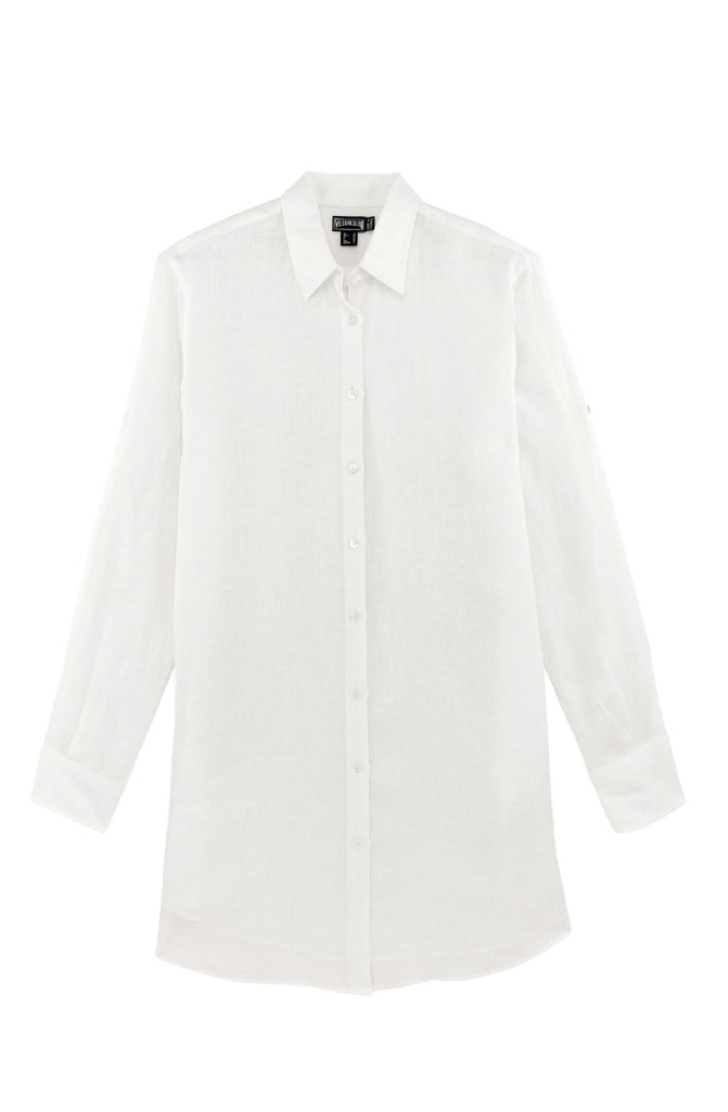 VILEBREQUIN Women Linen Shirt Dress Solid