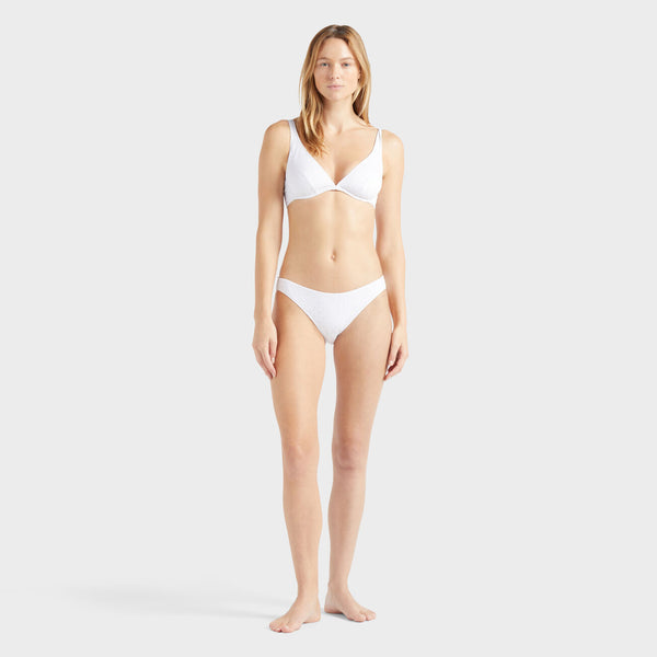 VILEBREQUIN Women Midi Brief Bikini Bottom Broderie Anglaise