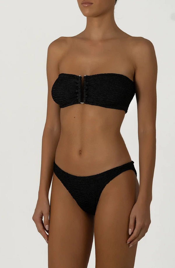 PARAMIDONNA Women Frida Black Bandeau Bikini