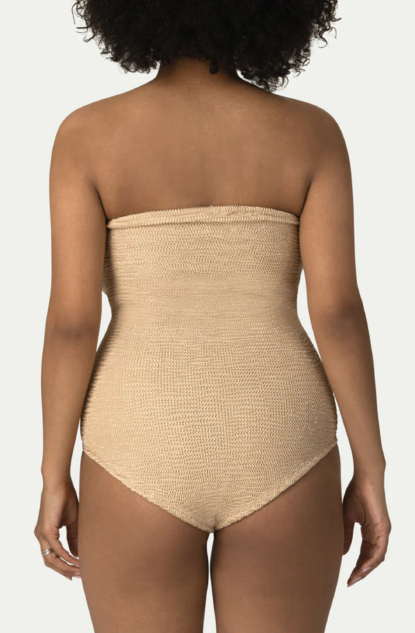 PARAMIDONNA Women Frida Sugar Bandeau One-Piece Swimsuit