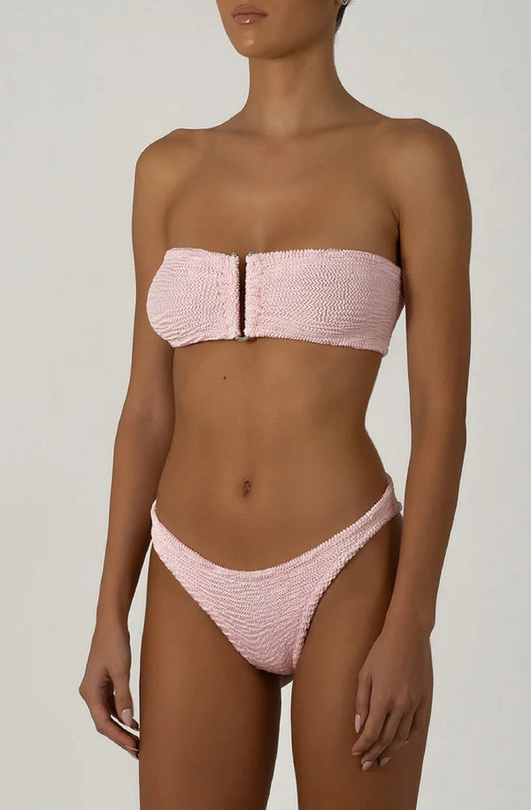 PARAMIDONNA Women Frida Pink Cake Bandeau Bikini