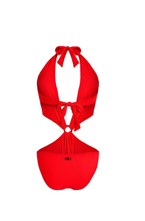 VILEBREQUIN Women Trikini One-Piece Swimsuit Jacquard Vichy