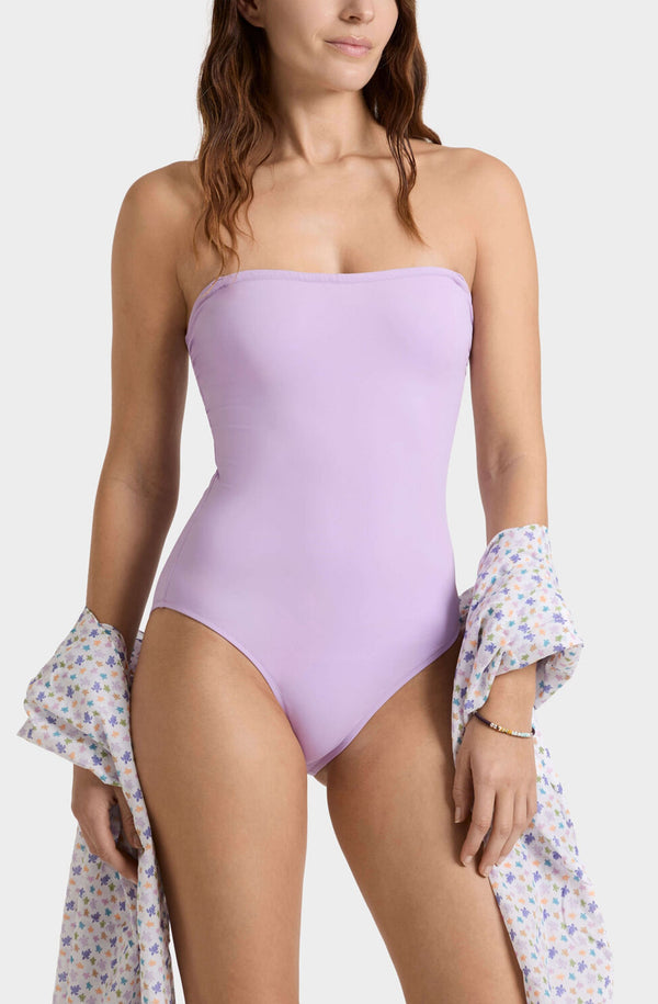 VILEBREQUIN Women Bustier One-piece Swimsuit Solid