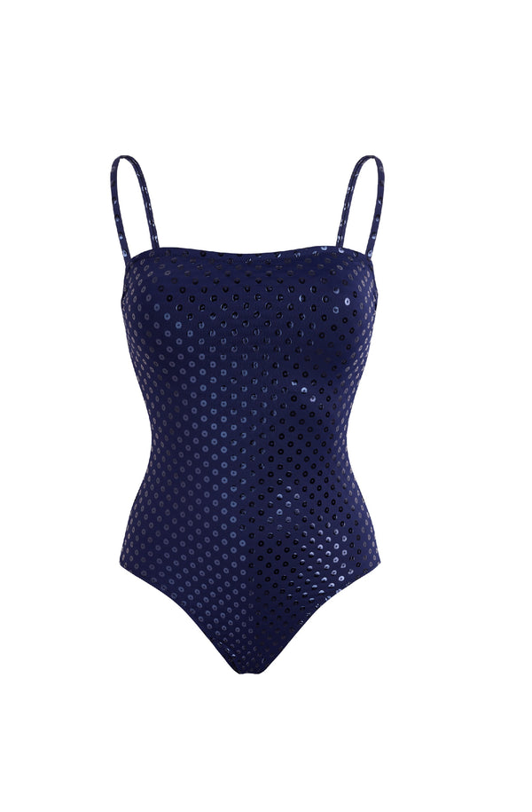 VILEBREQUIN Women Bustier One-Piece Swimsuit Relief Sparkling