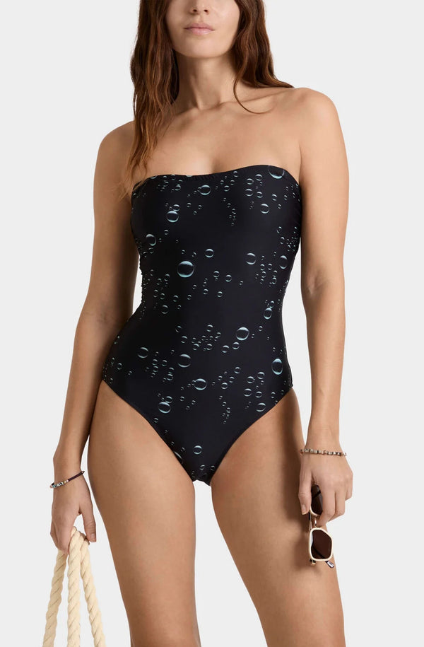 VILEBREQUIN Women Bustier One-piece Swimsuit Bubble 3D