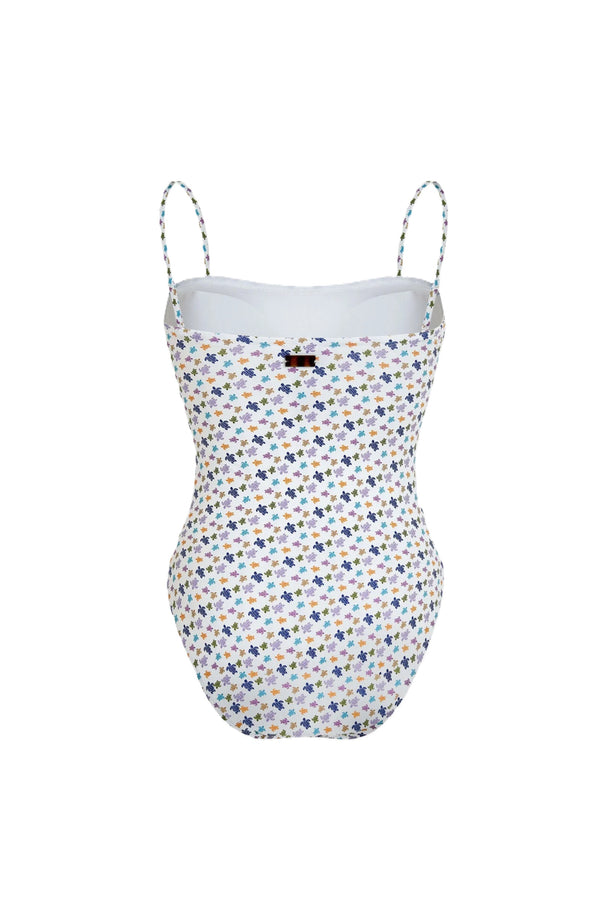 VILEBREQUIN Women Bustier One-piece Swimsuit Micro Ronde des Tortues