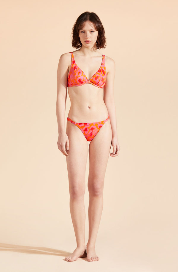 VILEBREQUIN Women Underwire Bikini Top New Leopard