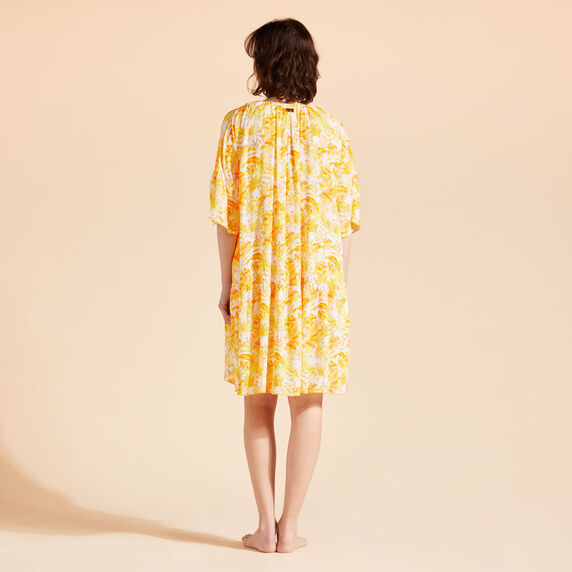 VILEBREQUIN Women Viscose Fluid Dress Tahiti Flowers