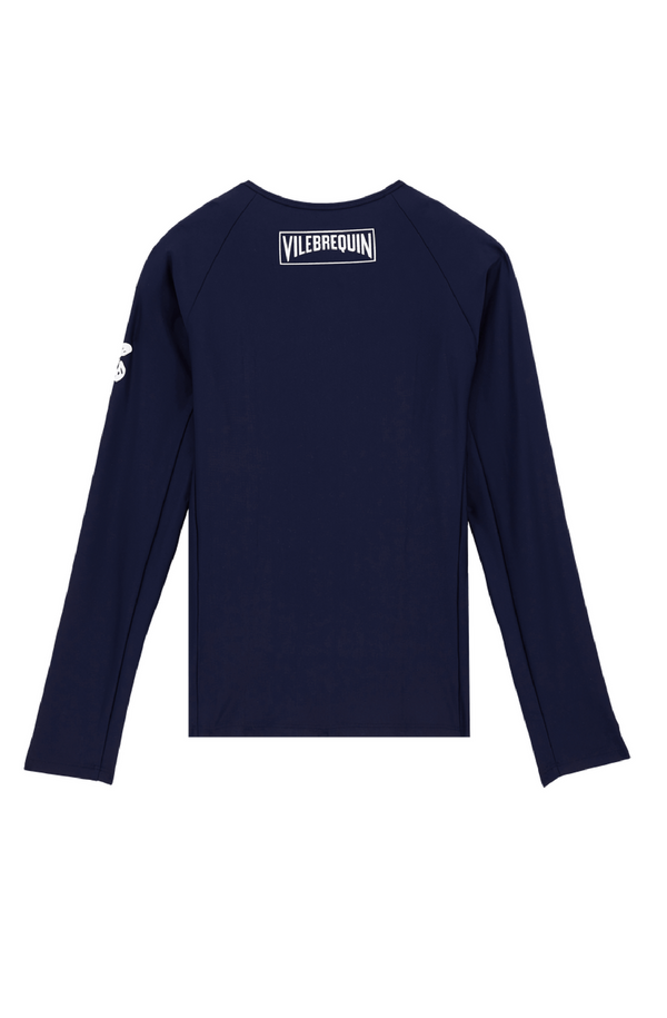 VILEBREQUIN Women Long Sleeves Zipper Rashguard Solid