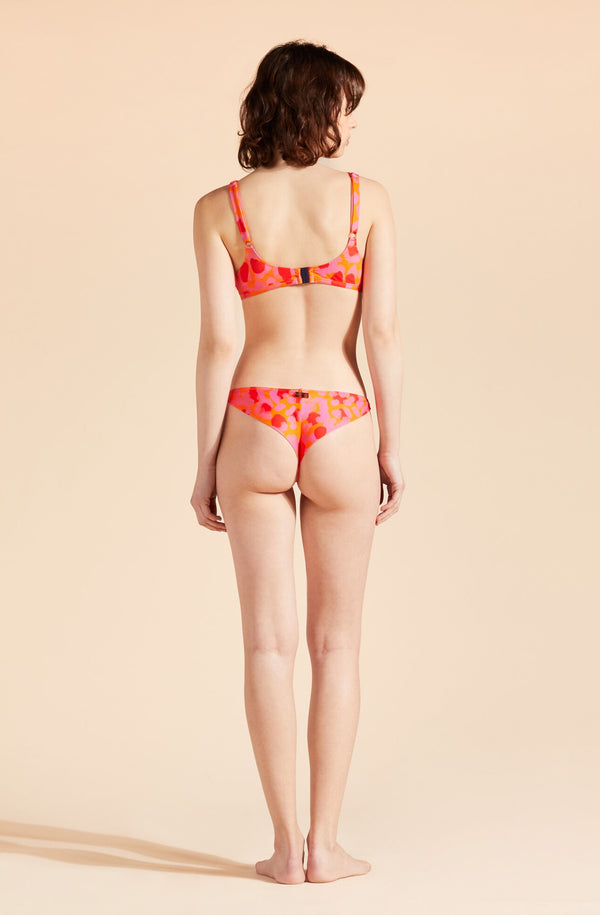 VILEBREQUIN Women Tanga Bikini Bottom New Leopard