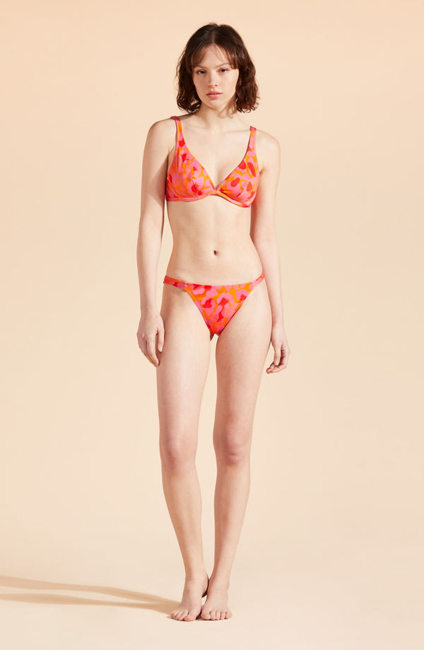 VILEBREQUIN Women Tanga Bikini Bottom New Leopard