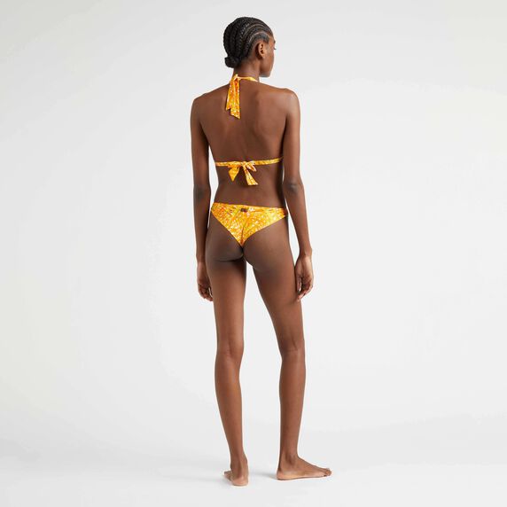 VILEBREQUIN Women Tanga Bikini Bottom Palm Leaves