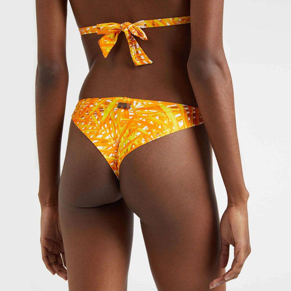 VILEBREQUIN Women Tanga Bikini Bottom Palm Leaves