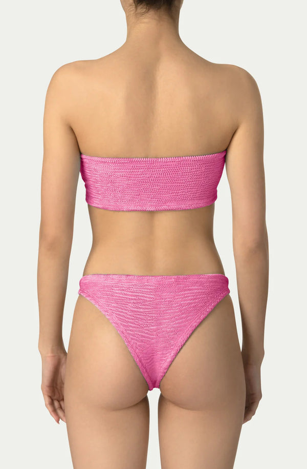 PARAMIDONNA Women Frida Creamy Pink Bandeau Bikini