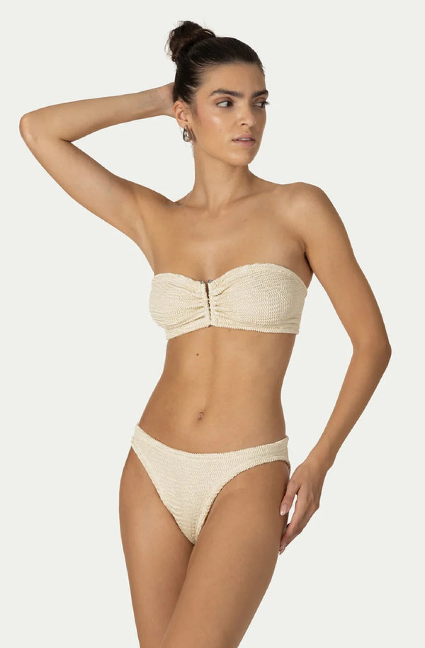 PARAMIDONNA Women Frida Ivory Bandeau Bikini