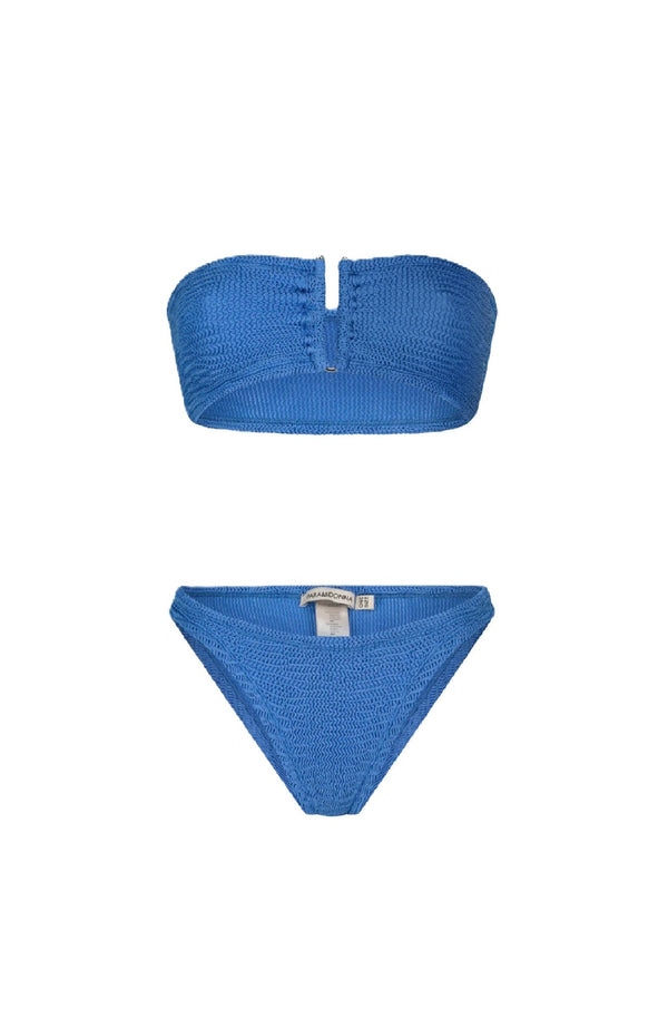 PARAMIDONNA Women Frida Azure Bandeau Bikini