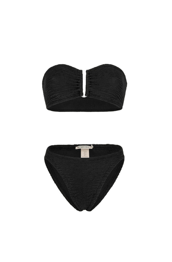 PARAMIDONNA Women Frida Black Bandeau Bikini