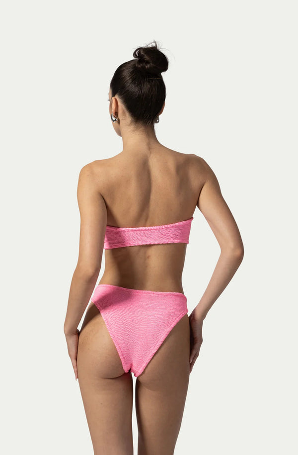PARAMIDONNA Women Frida Bubblegum Bandeau Bikini