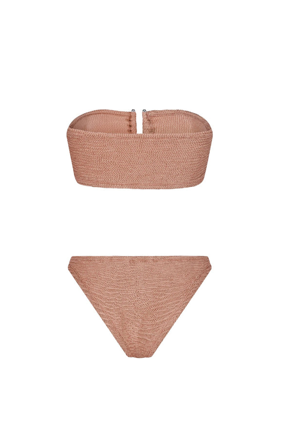 PARAMIDONNA Women Frida Rose Beige Bandeau Bikini
