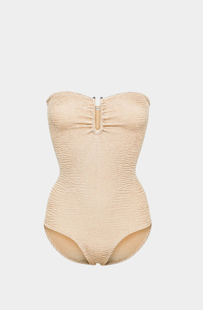 PARAMIDONNA Women Frida Sugar Bandeau One-Piece Swimsuit