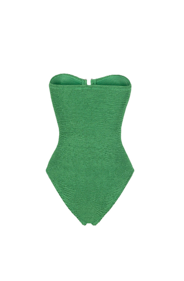 PARAMIDONNA Women Frida Emerald Bandeau One-Piece Swimsuit