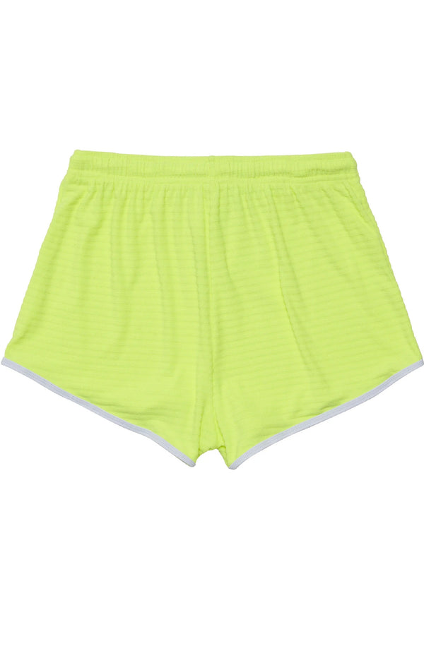 SNAPPERROCK Girls Citron Zest Swim Shorts