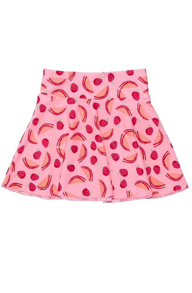 SNAPPERROCK Girls Berry Sweet Swim Skirt