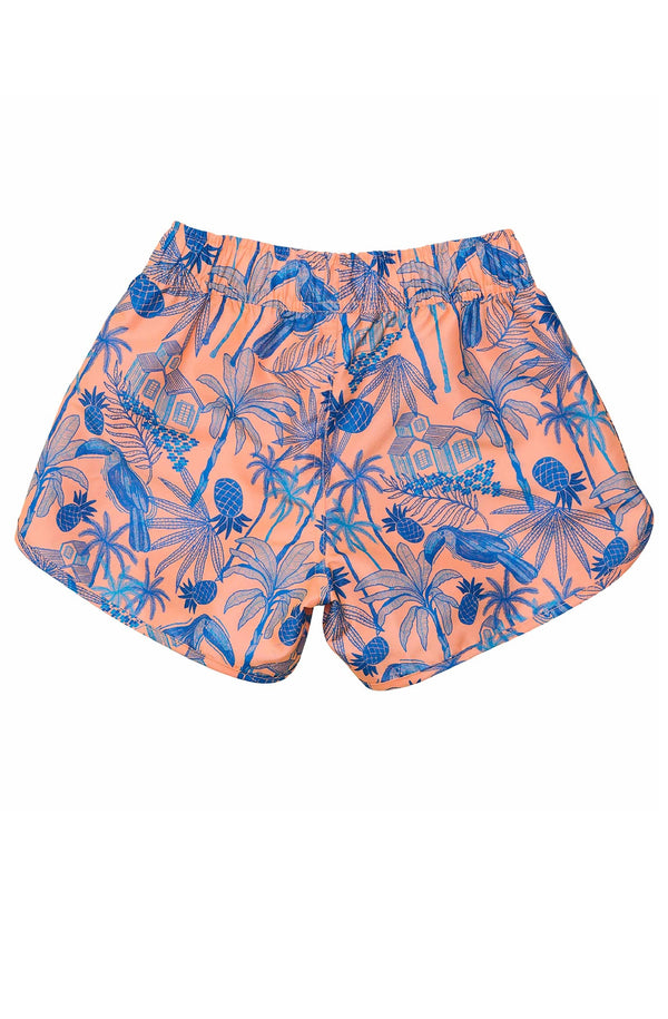 SNAPPERROCK Girls Tropicana Vacay Sustainable Board Shorts