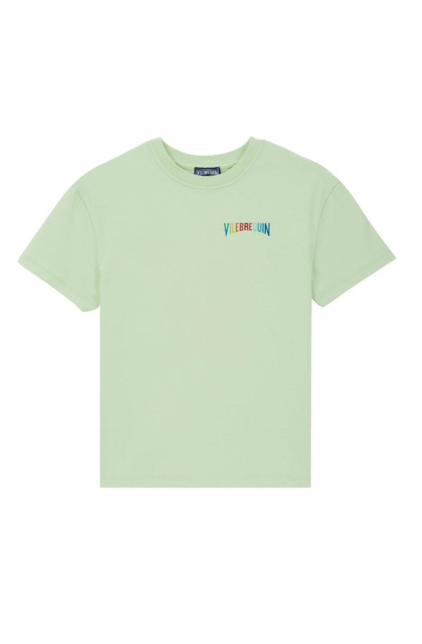 VILEBREQUIN Boys Organic Cotton T-Shirt Turtle Flowers