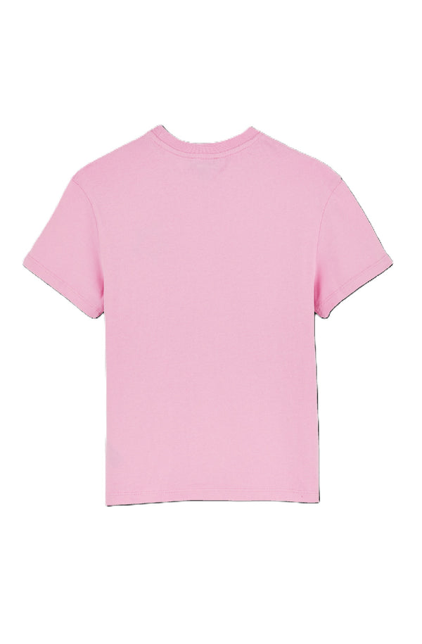 VILEBREQUIN Girls Organic Cotton T-Shirt Embroidered Turtle Heart Tahiti