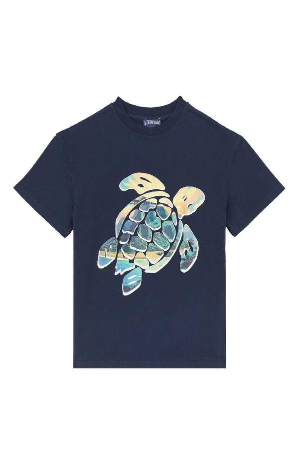 VILEBREQUIN Boys Organic Cotton T-Shirt Tahiti Turtles