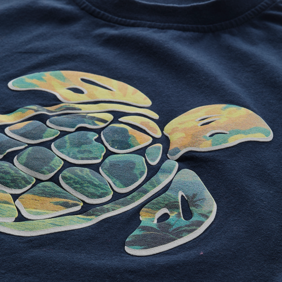 VILEBREQUIN Boys Organic Cotton T-Shirt Tahiti Turtles