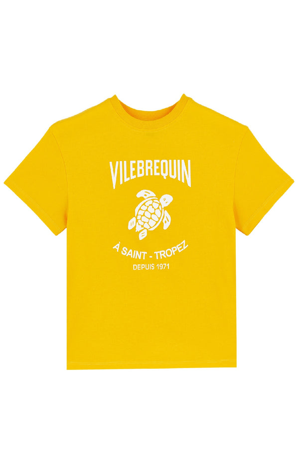 VILEBREQUIN Boys Organic Cotton T-Shirt Logo Vilebrequin