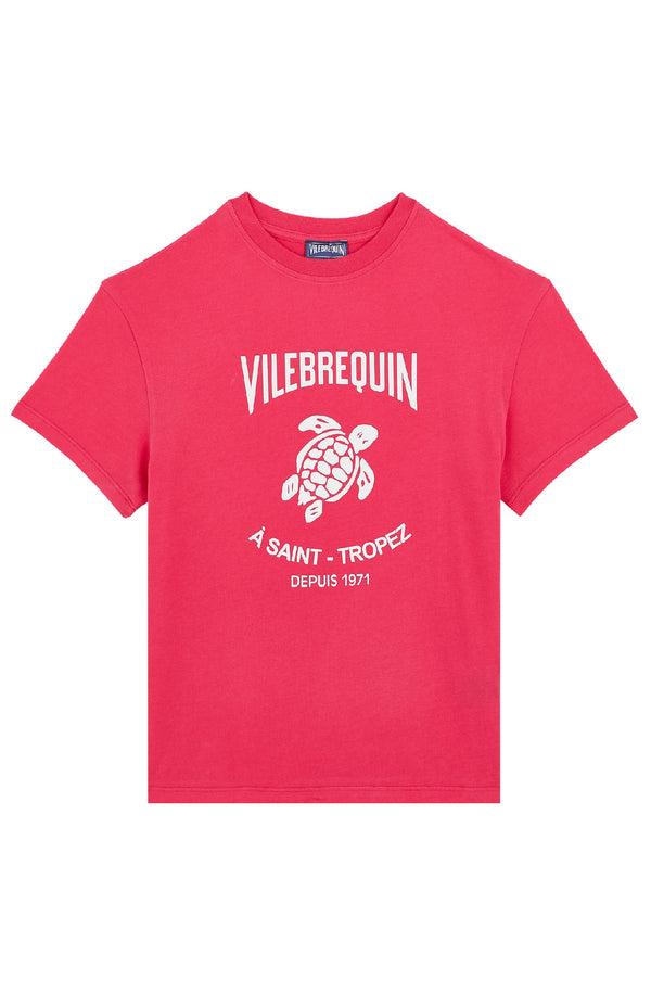 VILEBREQUIN Boys Organic Cotton T-Shirt Logo Vilebrequin