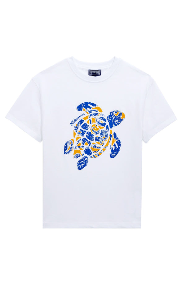 VILEBREQUIN Boys Organic Cotton T-Shirt Printed Turtle Octopus