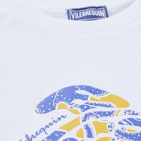 VILEBREQUIN Boys Organic Cotton T-Shirt Printed Turtle Octopus
