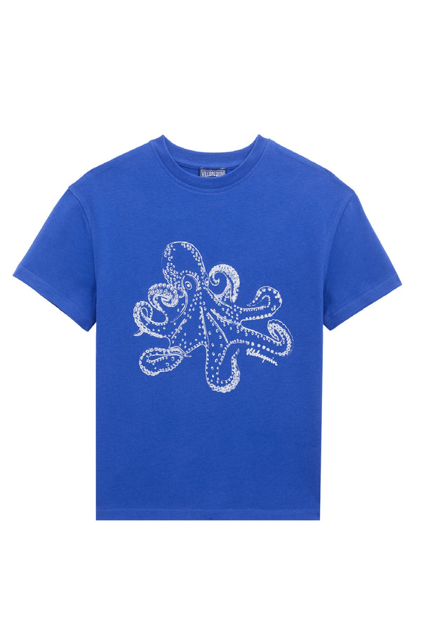 VILEBREQUIN Boys Organic Cotton T-Shirt Poulpes